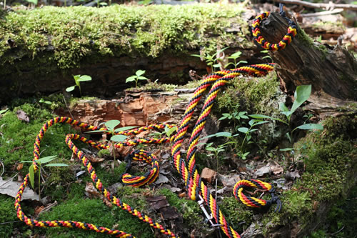 Flechtleinen von indilines in Handarbeit hergestellt. Suchen Sie eine individuell geflochtene oder geknpfte Hundeleine, Halsband oder Hundegeschirr? Eine Hundeleine soll 2 m oder 3 m lang sein oder eine Handschlaufe haben?