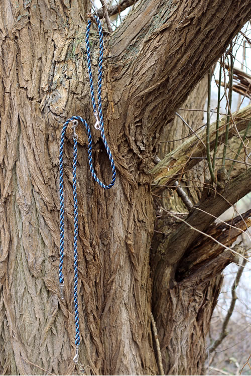 Flechtleinen von indilines in Handarbeit hergestellt. Suchen Sie eine individuell geflochtene oder geknpfte Hundeleine, Halsband oder Hundegeschirr? Eine Hundeleine soll 2 m oder 3 m lang sein oder eine Handschlaufe haben?